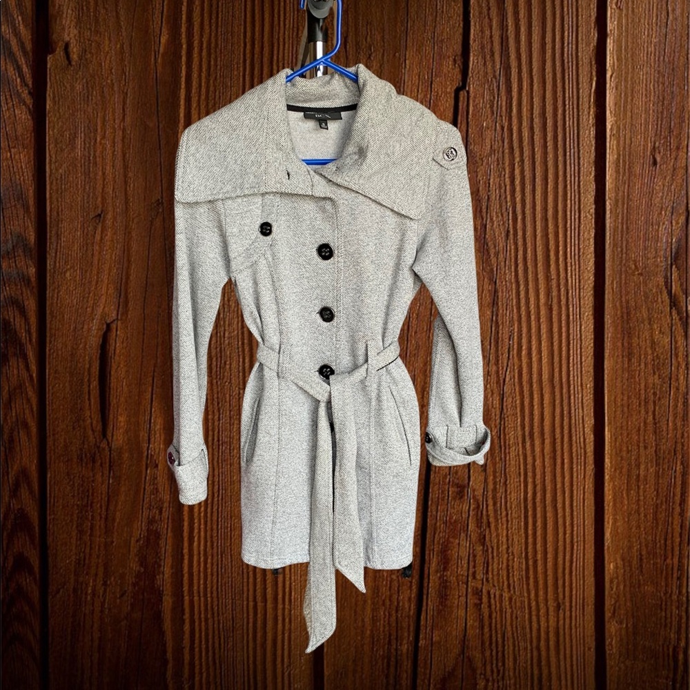 BCX WOMEN’S PEACOAT SIZE SMALL GRAY